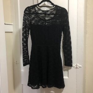 Forever 21 Black Lace Dress